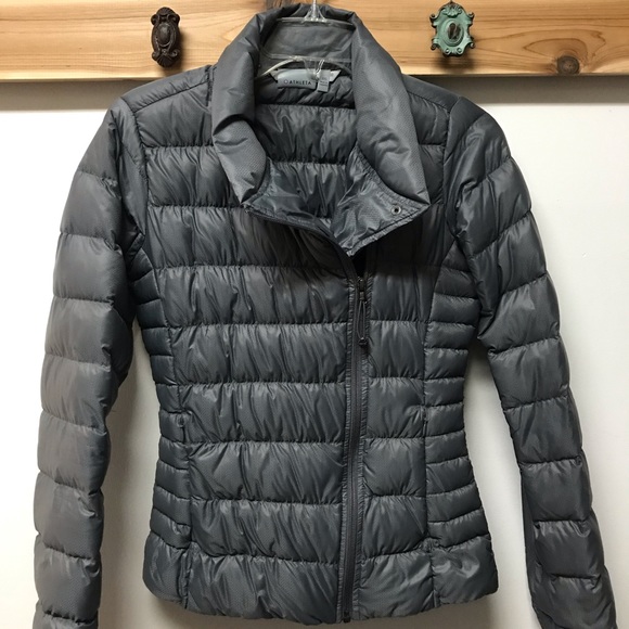 asymmetrical down jacket